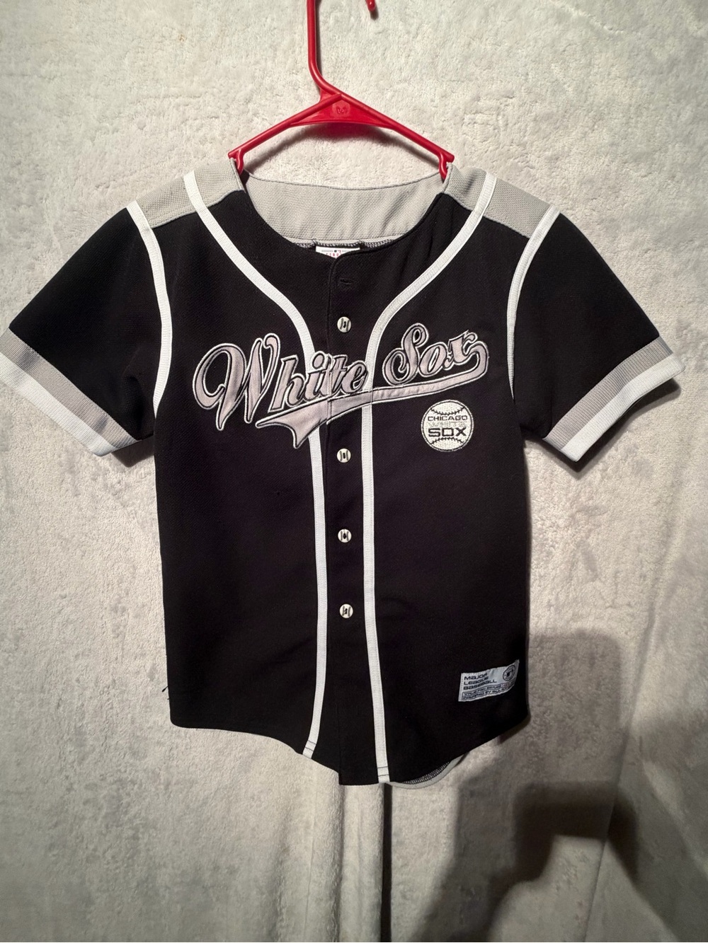 Chicago White Sox Jim Thome #25 Youth Large True Fan MLB Baseball Jersey Black